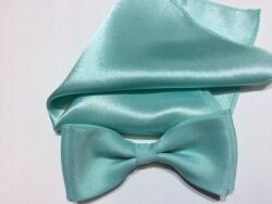 CGM Menta Zöld Csokornyakkendő Zsebkendővel (Mucha)