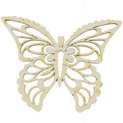 Kreatywne Myślenie Fa pillangó, áttört, dekupázs, 10 cm, 1 db, dekoráció, dísz (5903246612936)