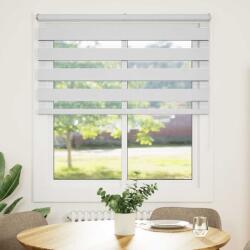 vidaXL zebrafüggönnyel fehér szövetszélesség 130, 9 cm poliészter (4014762) (4014762)