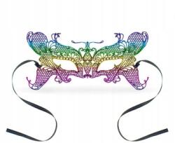 GoDan Áttört maszk szivárványos pillangó mintával - 11, 5 x 23, 5 cm, többszínű (MATM-YH)