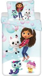 Jerry Fabrics Mikroszálas lapok 140x200 + 70x90 cm - Gabby's Dollhouse "buborékok (J-23BS307)