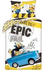 Halantex Minyonok Epic mintás pamut gyermek ágyneműhuzat 140 x 200 + 70 x 90 cm (H-MIN-9977BL)