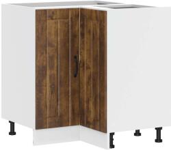 vidaXL Konyhai sarok alsó szekrény Lucca füstölt tölgy szerelt fa (853752) (853752)