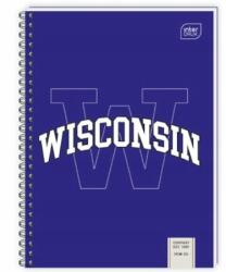 Interdruk Spirálos Jegyzetfüzet A6 80 lapos kockás füzet puha borítóval, spirálkötéssel (5902277171405)