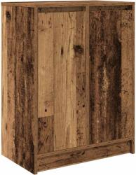 vidaXL antik fa színű szerelt fa cipőszekrény 57x34x76 cm (861875) (861875)