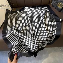  Luxus 100% Selyem Női Négyzet Kendő 65x65cm Divatos Ajándék (Herbert) - allegro - 9 560 Ft