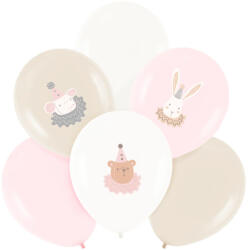 PartyPal Mintás lufi 11" 28cm 6db Baby Girl (LUFI416515)