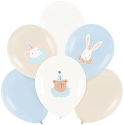 PartyPal Mintás lufi 11" 28cm 6db Baby Boy (LUFI467816)