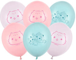  Gabby’s Dollhouse erős lufi készlet, 27 cm, 6 db vegyes szín (SB12P-347-000-6)