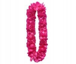 GoDan hawaii szatén nyaklánc, 120 cm, 1 db - rózsaszín (DJ-NHSR)
