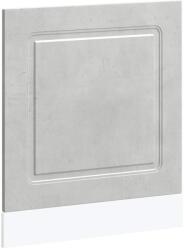 vidaXL mosogatógép panel Kalmar beton szürke 60x1, 5x67 cm műanyag fa (853661) (853661)