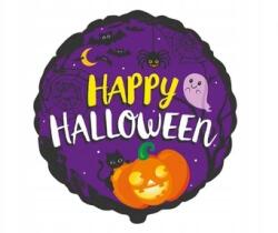 Flexmetal Happy Halloween fólia lufi - 18 hüvelyk, többszínű, 1 db