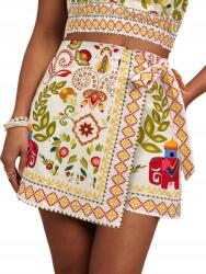 Shein Nyomott Mintás MINISZOKNYA__36