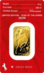 Argor-Heraeus 10g Argor-Heraeus | A Ló éve | 2026 | aranylap (3002329)