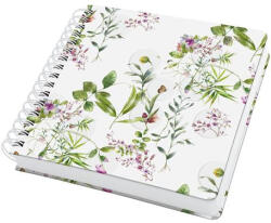 Sigel Spirálfüzet, 234x215 mm, sima, 120 lap, keményfedeles "Jolie Fairytale Garden