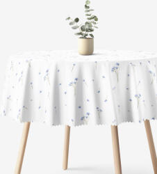 Goldea kör alakú teflonos terítő - kék búzavirág Ø 140 cm