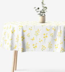 Goldea ovális teflonos terítő - sárga rét 120 x 160 cm