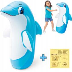 Intex Felfújható boksz zsák, bokszzsák, felálló játék gyerekeknek Intex Delfin (44669)