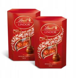 Lindt Lindor praliné csokoládé tejcsokoládé 200g x2 (5903815507137)