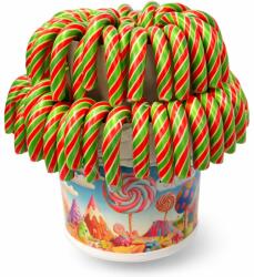SWEEBO Acadele Bastonase Verde cu Rosu SWEEBO, 30g X 80 buc/set