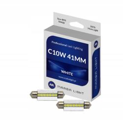 Marba Light Izzók C10W 41MM Led Cső ML41TRW Fehér Erős Csomagtértartó