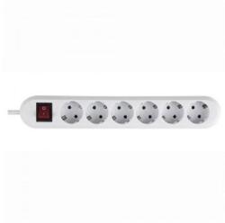 Bachmann Prelungitor BACHMANN SMART 6 Prize Schuko cu Întrerupător 1.5m Alb (BM-381.250KR)