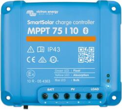 Victron Energy Regulator Solar VICTRON ENERGY SmartSolar MPPT 75/10 12/24V 10A (SCC075010060R)