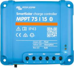 Victron Energy Regulator Solar VICTRON ENERGY SmartSolar MPPT 75/15 15A Bluetooth (SCC075015060R)