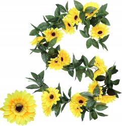  Műnövény futóka, 10 fejes, nagy selyem napraforgó, 2 darab (Pnącza sztucznych słoneczników)