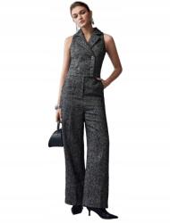 Shein Halszálka Mintás Overál __s