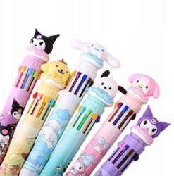 Jelly Pens Kawaii 10 színű My Melody toll iskolába, Kuromi gyerekeknek, Sanrio (W0134C)