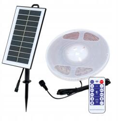 Ecolite Solar Led szalag 5m, 4, 5V panel, 3, 7V/2400mAh akkumulátor, IP65 DX-SOLAR-3000 (DX-SOLAR-3000/5M)