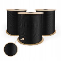 DQ-PP Polipropilén kötél 5mm fonott univerzális vitorlás erős Fekete 10 m (LILPP)