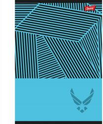 UNIPAP A5-ös méretű, 60 lapos, kockás füzet Optical Illusion Strzegom (5903235659843)