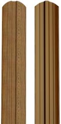 BILKA Sipca metalica pentru gard BILKA model Berna Palisander Golden 105 mm 0.45 mm 100cm (25062)