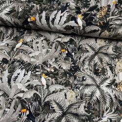 Pasja Art Szürke Jungla Kislemez Jersey Kötött 200g/m2/180cm (szara jungla)