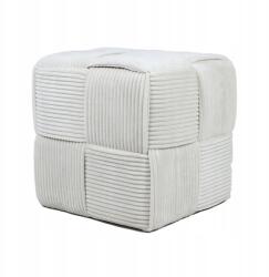 Mondex Wiki puff 42, 5x42, 5x43 cm Szürke Modern kocka (HTYG1098-SR)