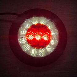 WAS Lampa Multifunctionala Rotunda Auto, Tripla, 12 24V, 15.2cm, Marsarier si Ceata (1092 ECO)