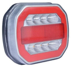 Kamar Tripla, lampa stop LED cu efect Neon si 5 functii, 108 x 126mm (L2413)