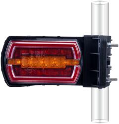 Horpol Lampa LED Tripla multifunctionala, 17cm, 12V-24V, pozitie, frana, semnalizare, montaj pe tub (LZD 2790/R2)