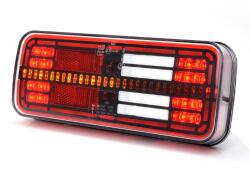 WAS Lampa LED multifunctionala spate, tripla cu 5 functii, 12 24V, 20.05 x 8.53cm, semnalizare dinamica (1377 DD L/P)