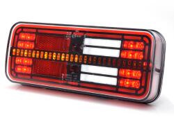 WAS Lampa LED multifunctionala spate, tripla cu 6 functii, 12 24V, 20.05 x 8.53cm, semnalizare dinamica (1371 DD L/P)