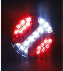 Kamar Lampa stop dubla, rotunda, LED, functii multiple (L1838)