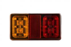 Kamar Lampa semnalizare, Tripla LED cu 4 functii, 15 x 8cm, 12 24V (L2295)