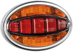 Fristom Lampa Stop, Tripla cu 3 functii, 12 24V, 14 x 9.3cm, Cablu 1m (FT-355 LED)