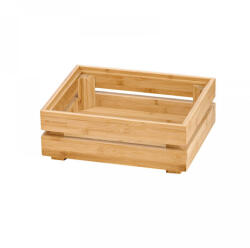 Garibaldi Ladă Ecologică din Bambus cu Cadru Dublu GN 1/2 L32, 5 x l26, 5 x Î12 Pentru Produse de Panificație