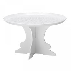 Garibaldi Suport Pentru Tort D25cm. H16cm. Plexiglas Alb Lucios