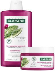 Klorane Prickly Pear Комплект - Шампоан и Маска за хидратация и обем, 400 + 250 ml - baby
