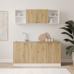 haaus Set Bucatarie Sena, Stejar Artisan/Alb, L 160 cm (928896)