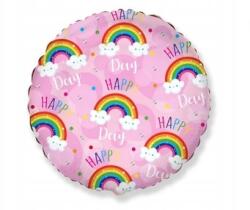 Flexmetal Happy Day fólia lufi, 18 hüvelyk, 1 db - többszínű